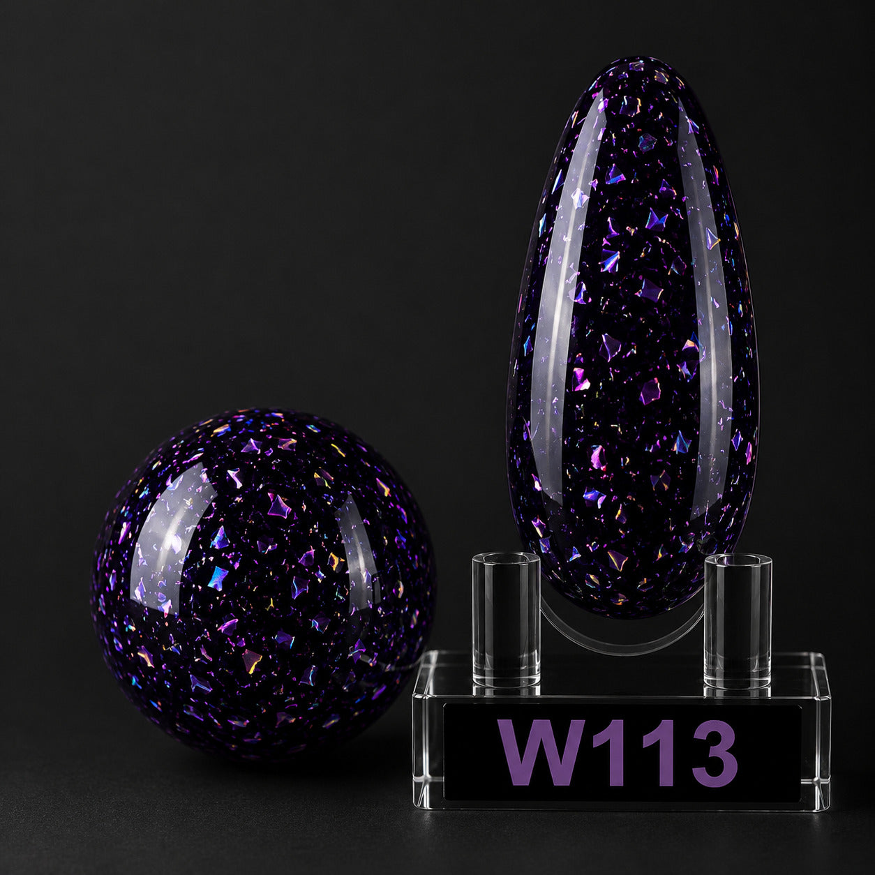 Wowlack Simli Kalıcı Oje W113