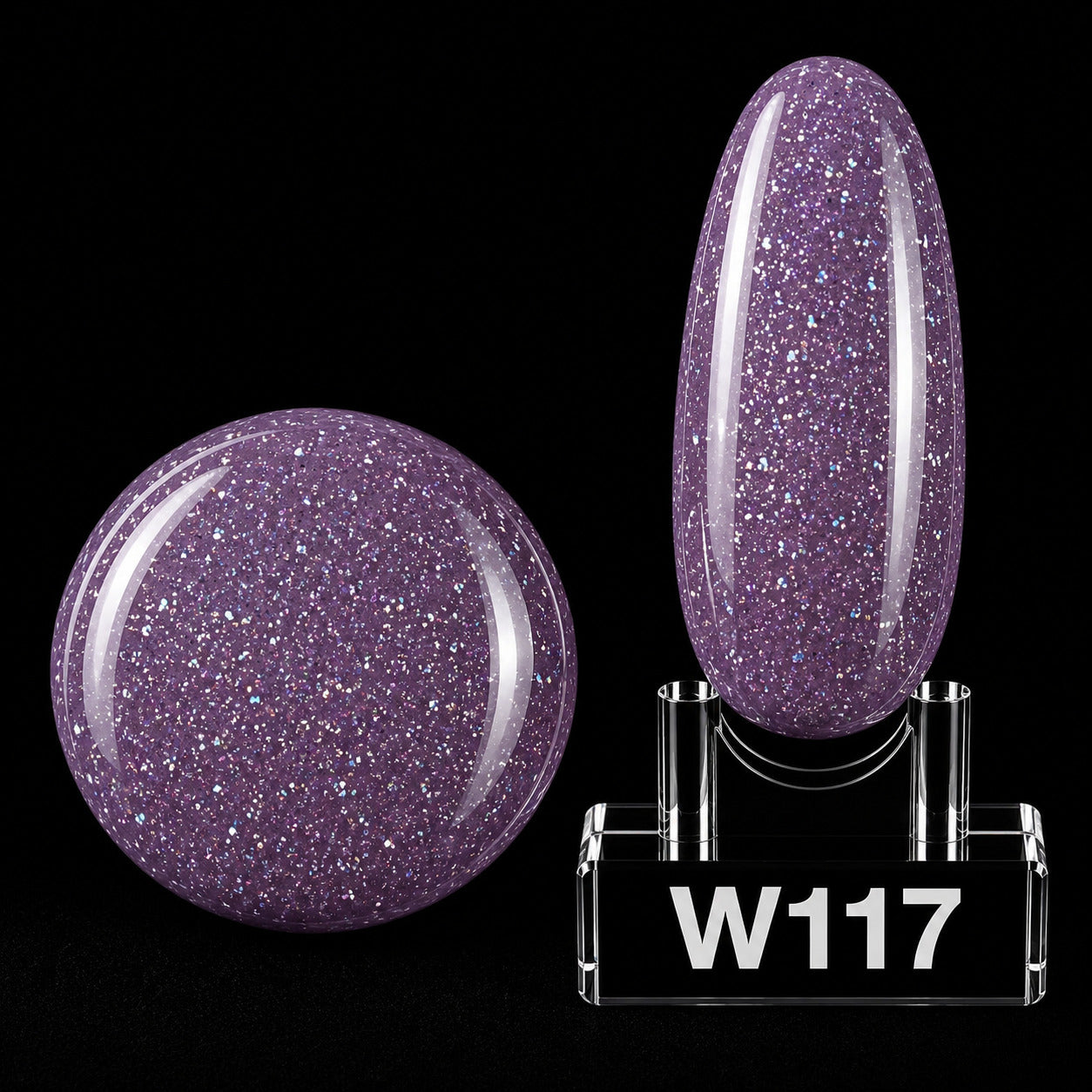 Wowlack Simli Kalıcı Oje W117