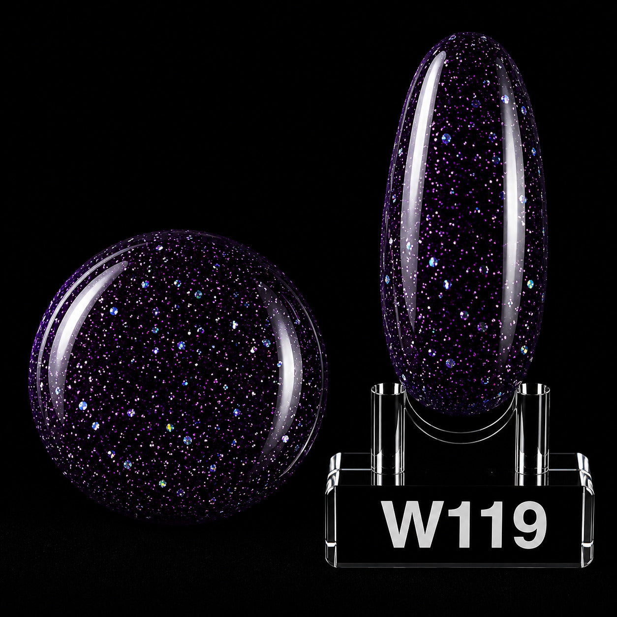 Wowlack Simli Kalıcı Oje W119