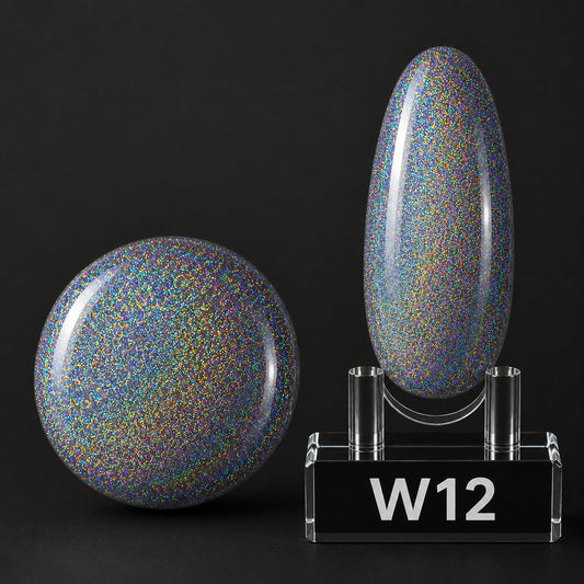 Wowlack Simli Kalıcı Oje W12