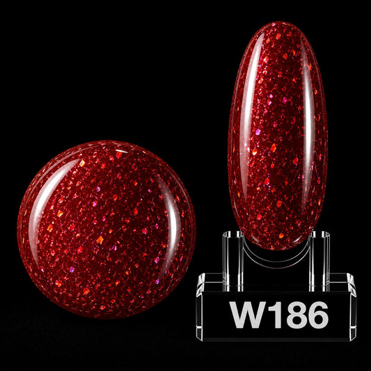 Wowlack Simli Kalıcı Oje W186