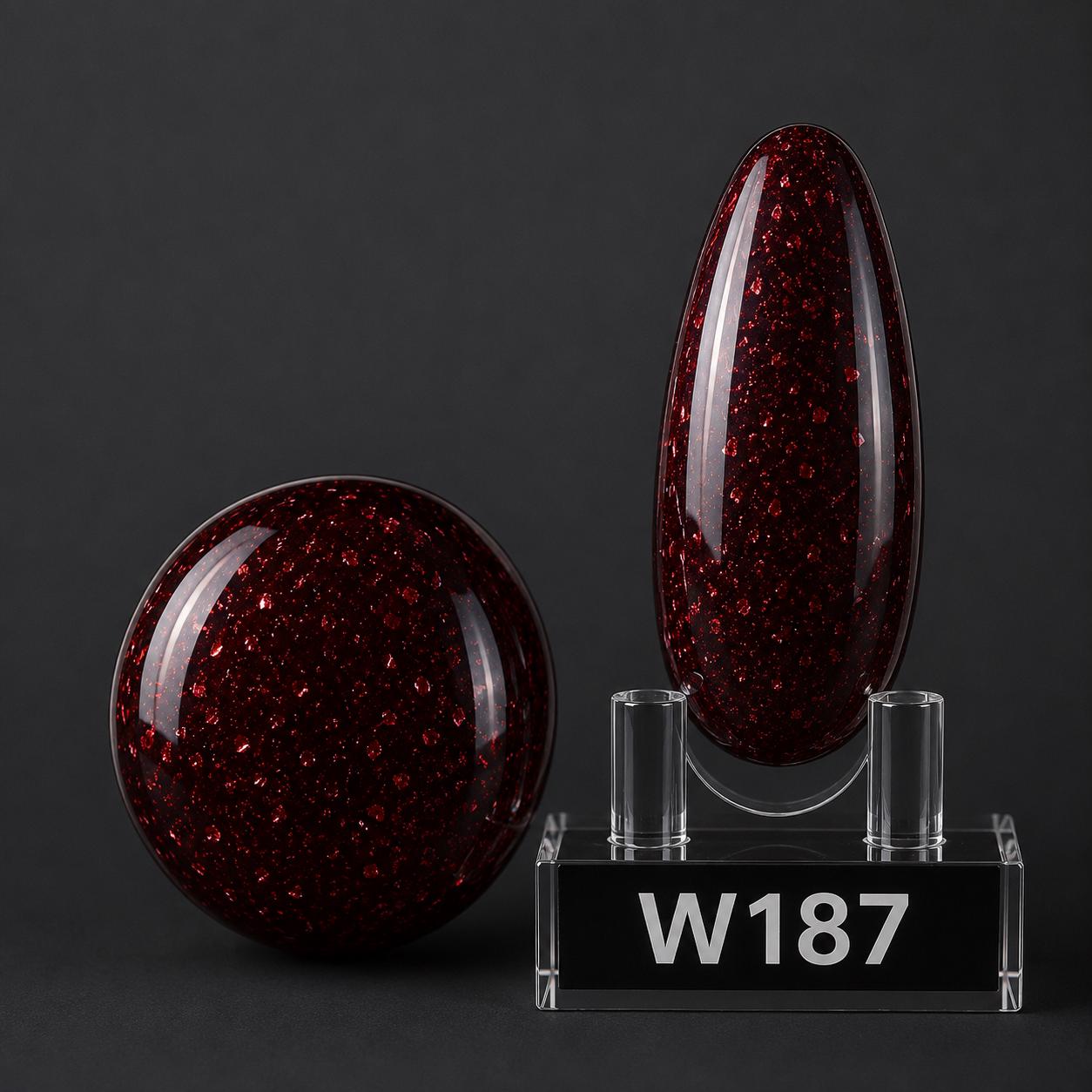 Wowlack Simli Kalıcı Oje W187