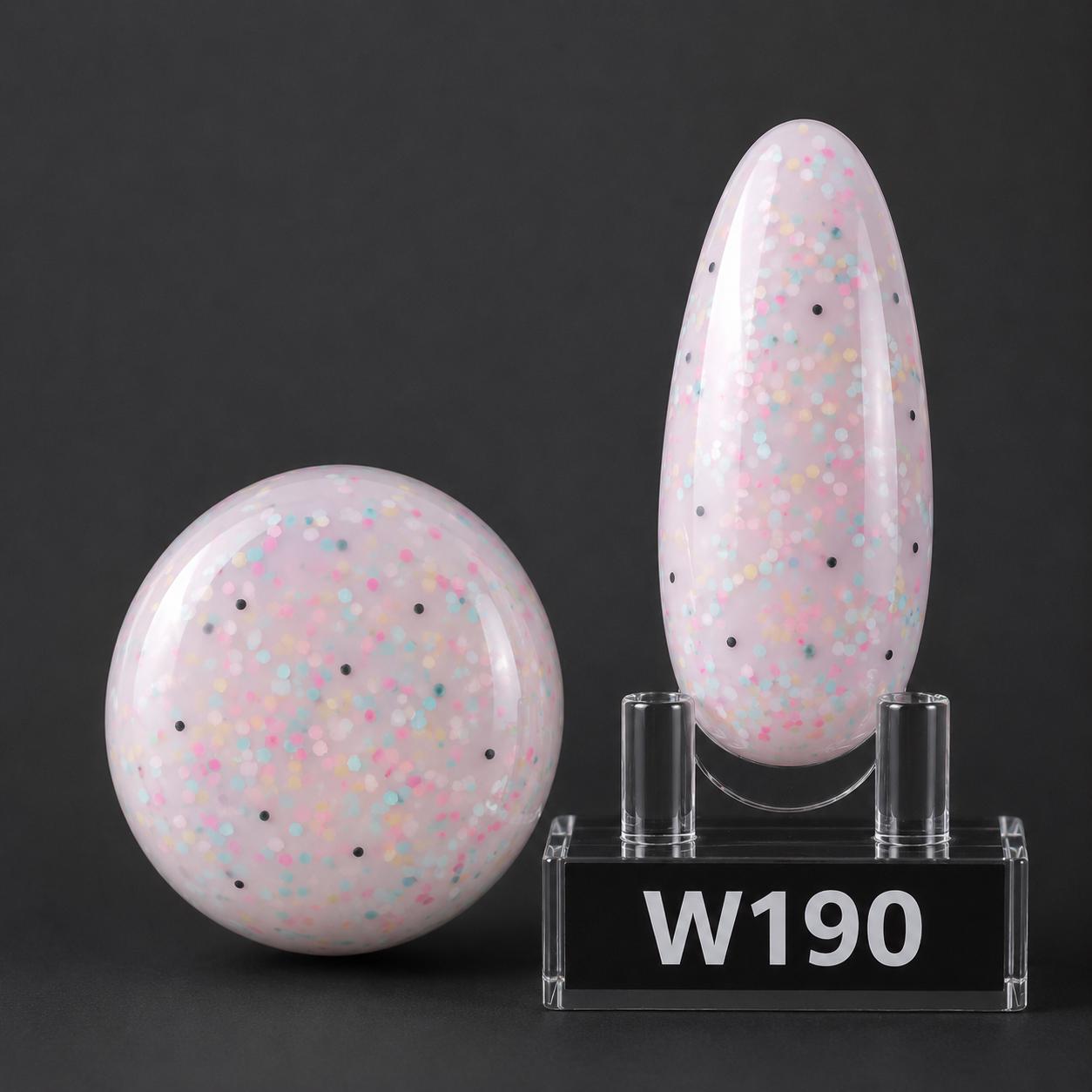 Wowlack Simli Kalıcı Oje W190