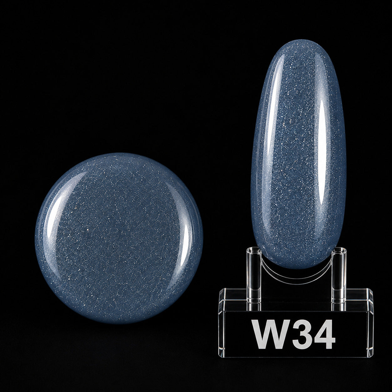 Wowlack Simli Kalıcı Oje W34