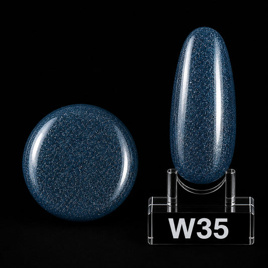 Wowlack Simli Kalıcı Oje W35