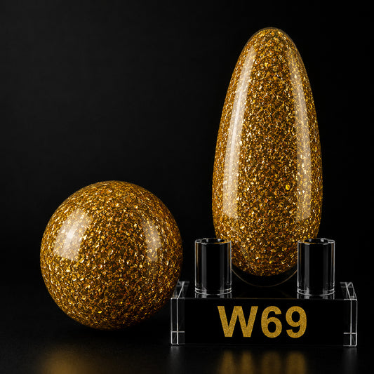 Wowlack Simli Kalıcı Oje W69